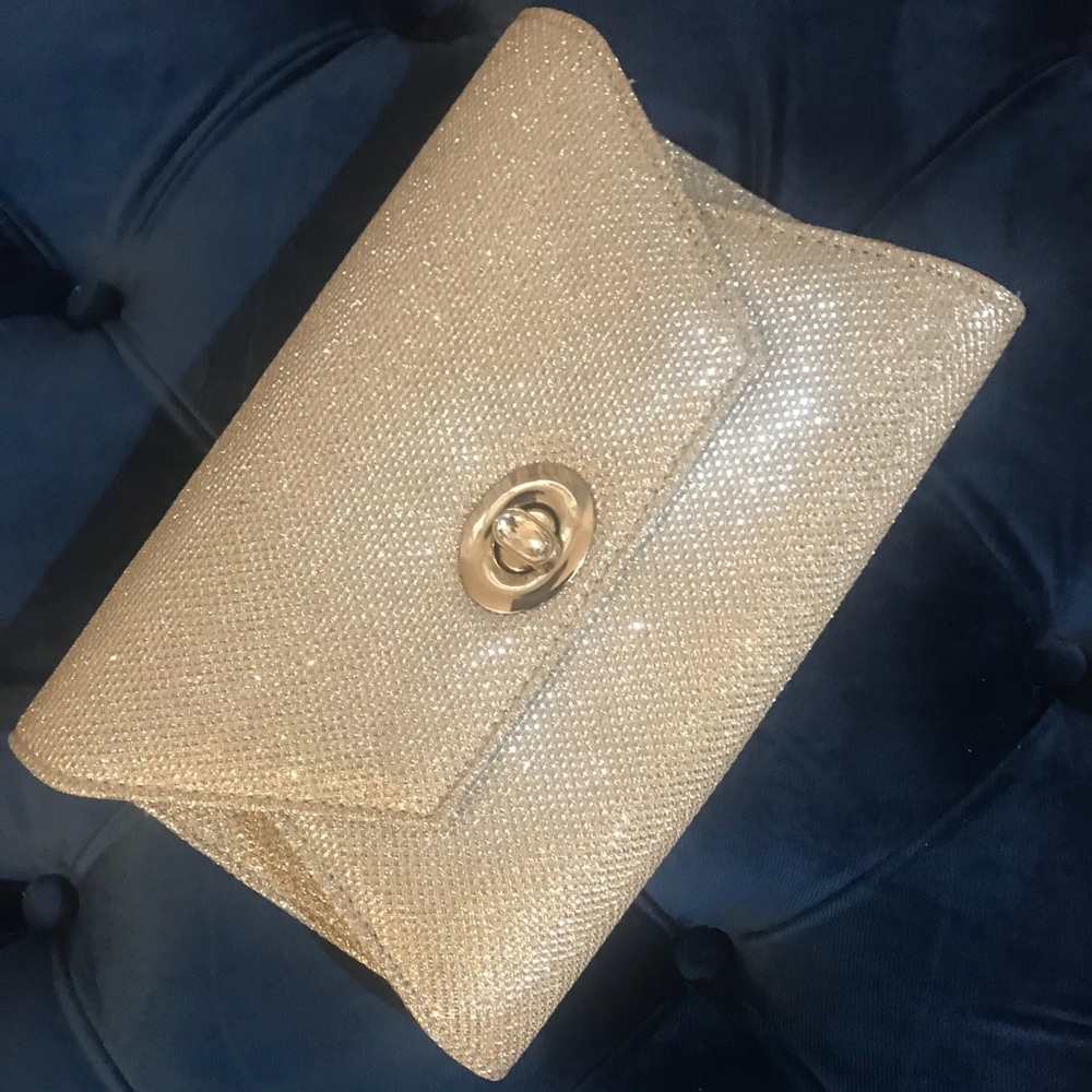 Silver Sparkle Clutch